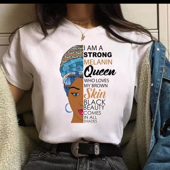 Black Woman Melanin t-shirt - Picture 1 of 4